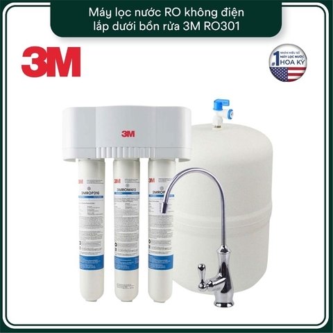 Máy Lọc Nước Lắp Dưới Bồn Rửa 3M RO301